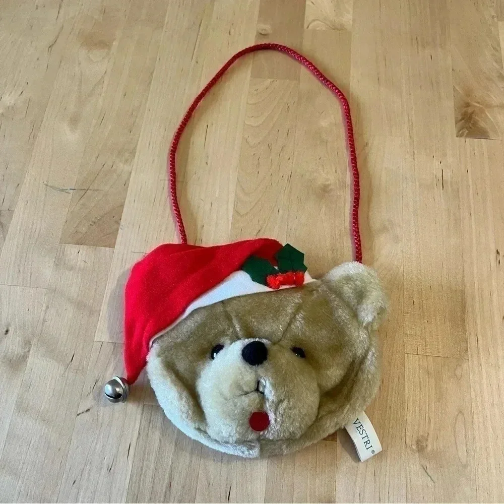 Silvestri Plush Stuffed Bear Purse Vintage